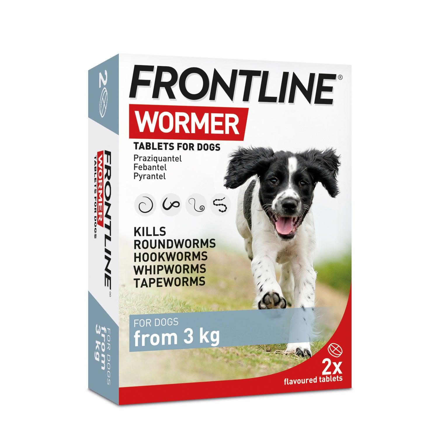 Frontline Wormer Tablets For Dogs 2 Pack - Ormskirk Pets