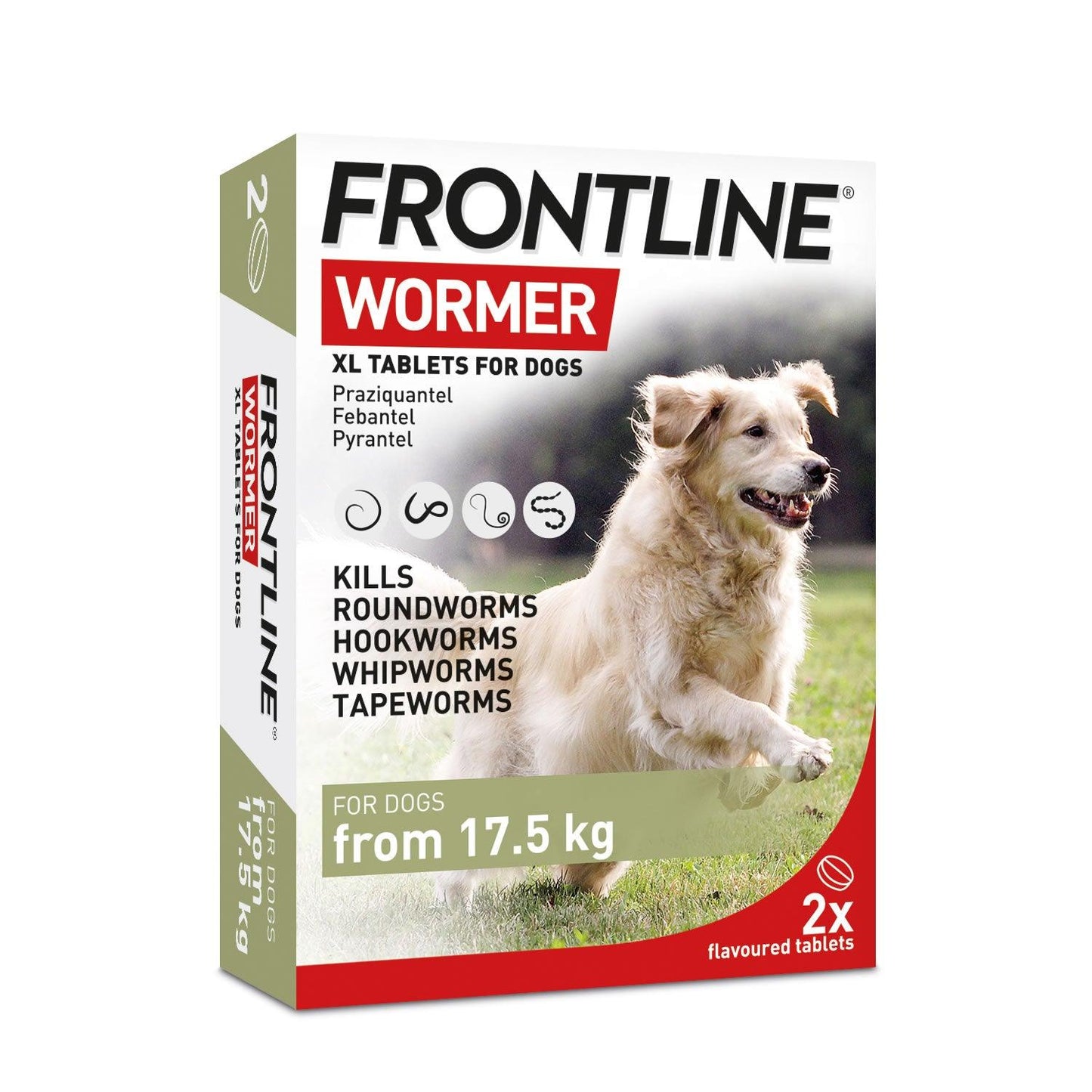 Frontline Wormer Xl Tablets For Dogs 2 Pack - Ormskirk Pets