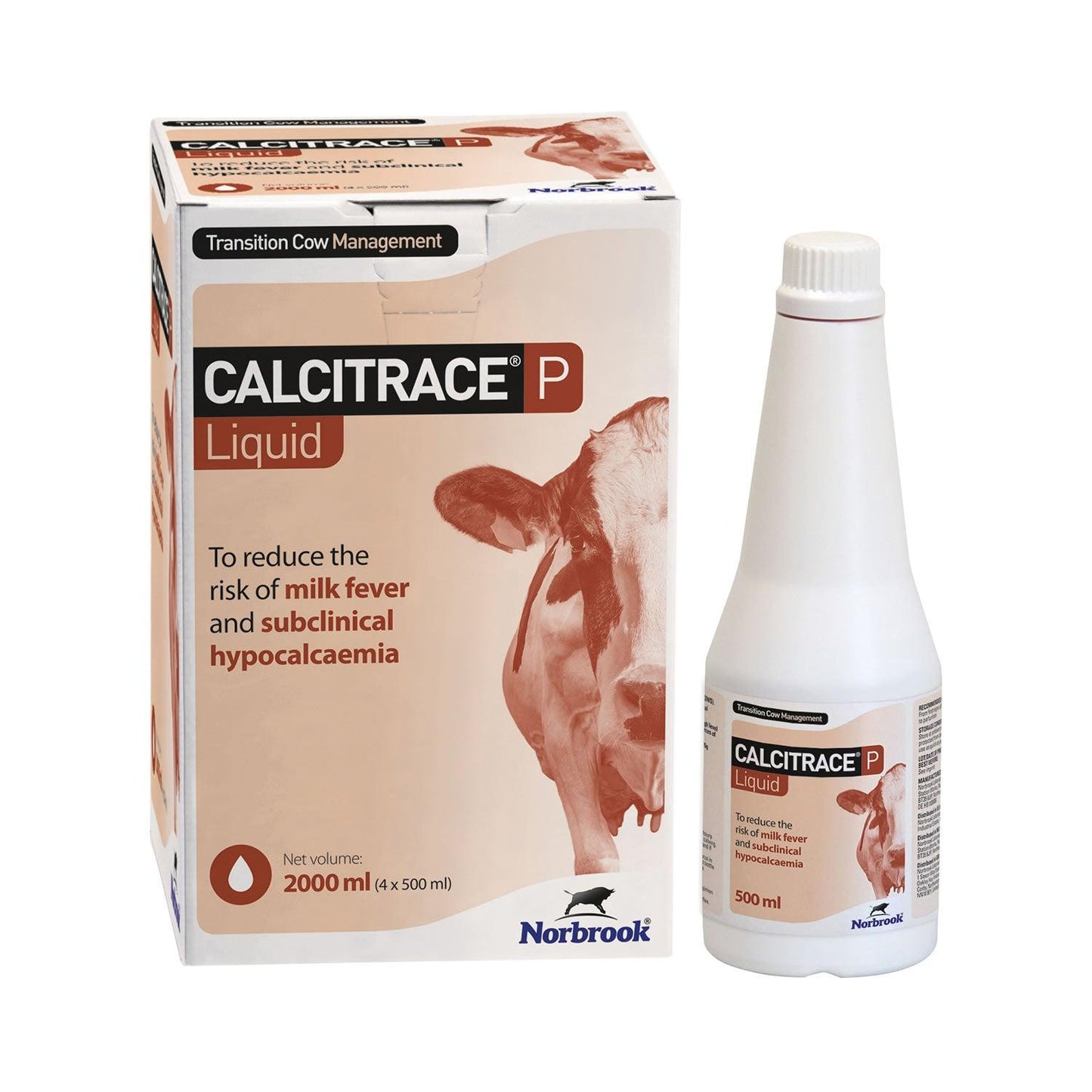 Norbrook Calcitrace P Liquid 500ml X 4 Pack - Ormskirk Pets