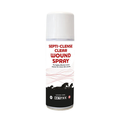 Nettex Septi-Clense Clear Wound Spray 200ml 2 Pack - Ormskirk Pets