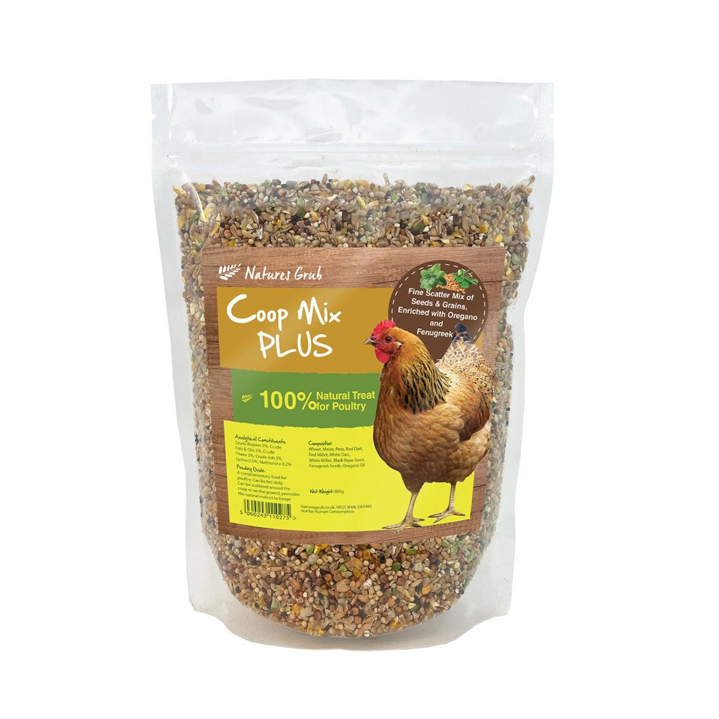 Natures Grub Coopmix Plus 900g - Ormskirk Pets