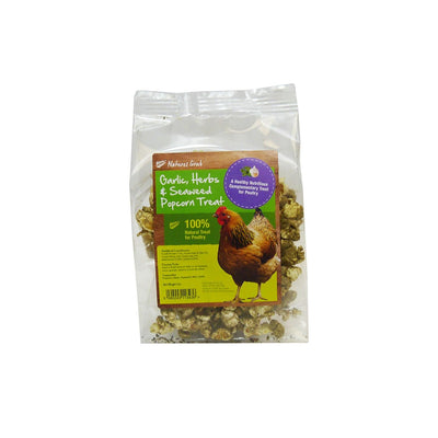 Natures Grub Garlic Herbs & Seaweed Popcorn Treat 20g - Ormskirk Pets