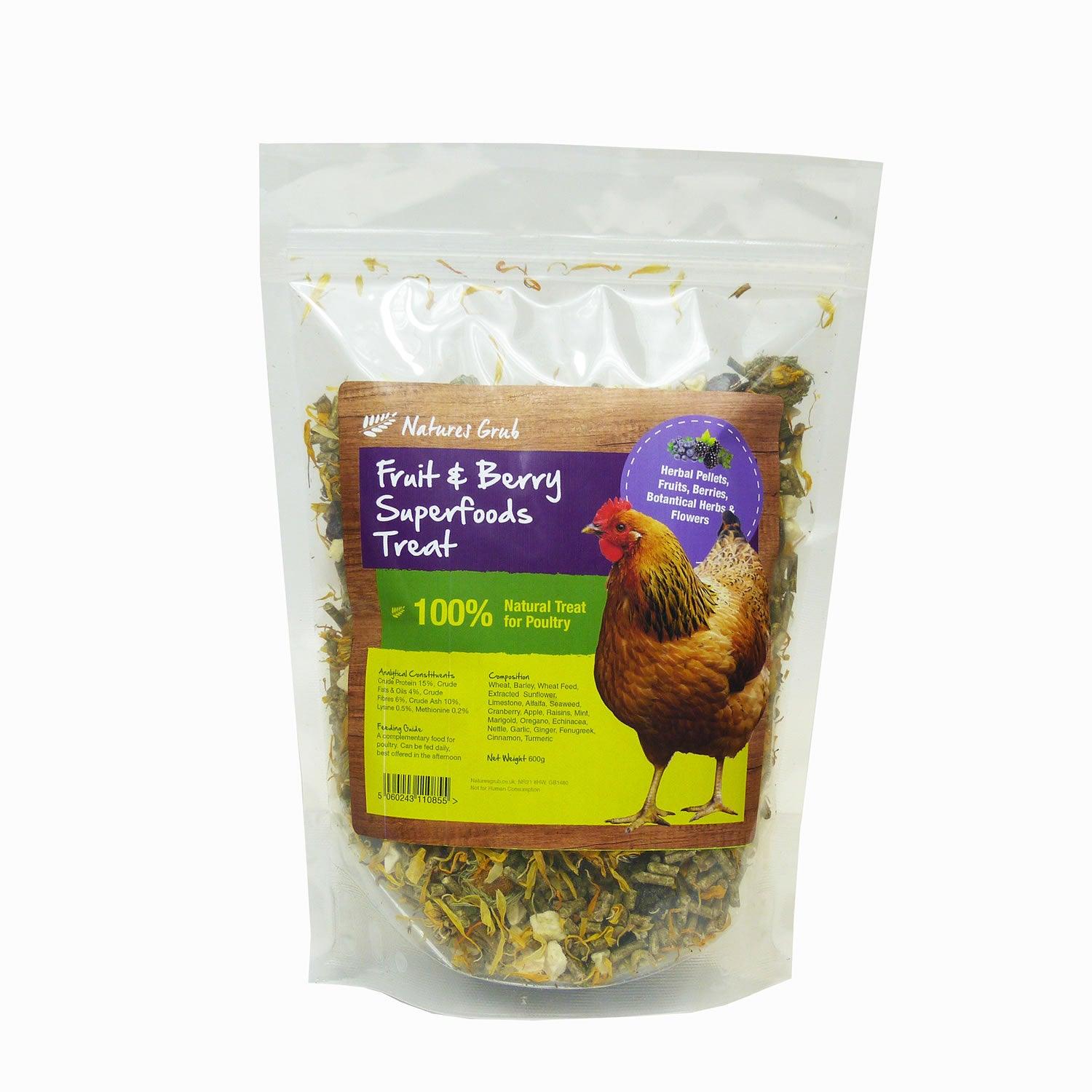 Natures Grub Fruit & Berry Superfoods Treat 600g - Ormskirk Pets