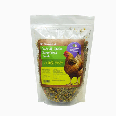 Natures Grub Garlic & Herb Superfoods Treat 600g - Ormskirk Pets