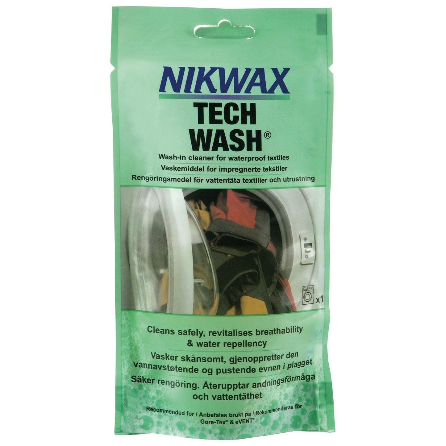 Nikwax Tech Wash 12 Pouch