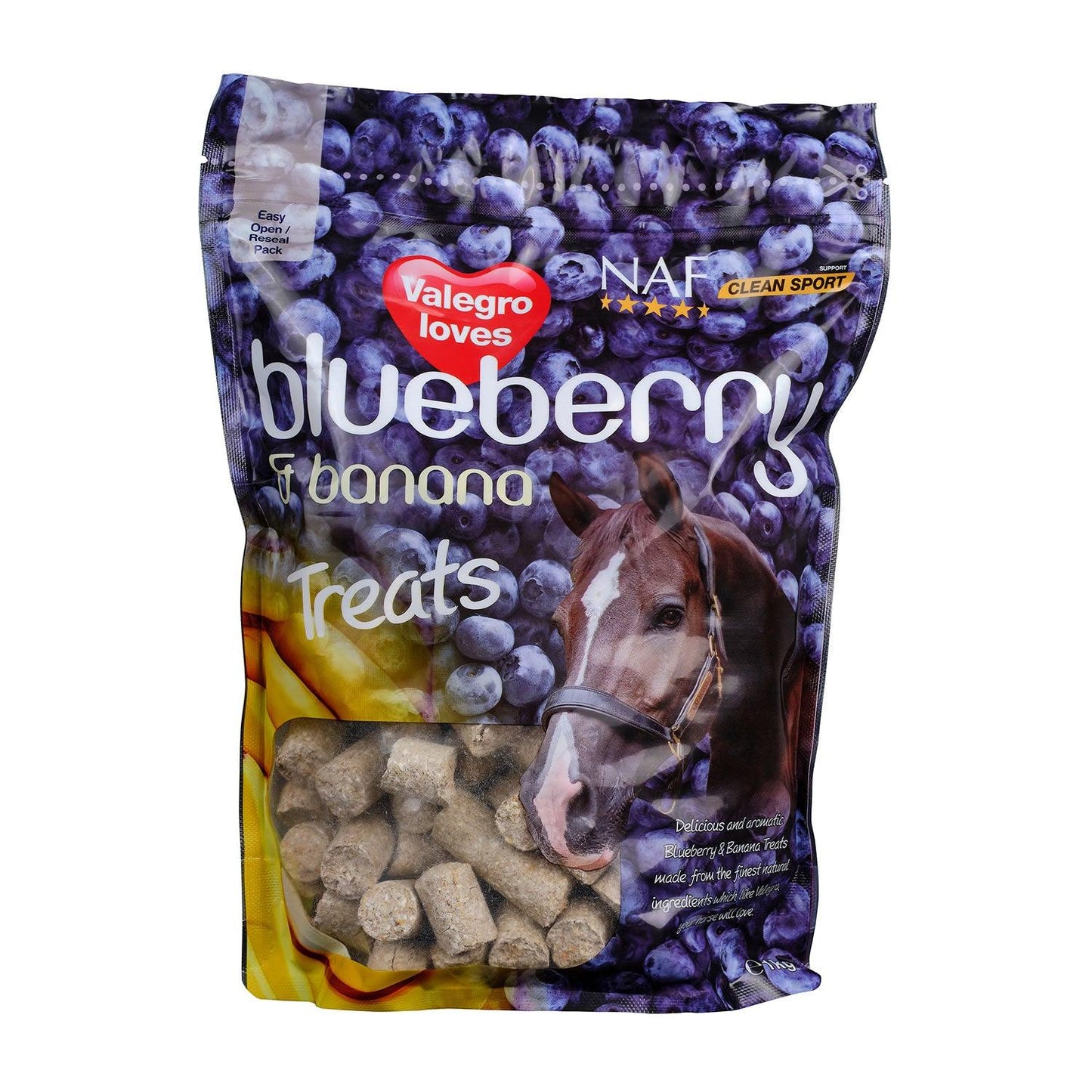 NAF Blueberry & Banana Treats 1Kg Blueberry & Banana - Ormskirk Pets