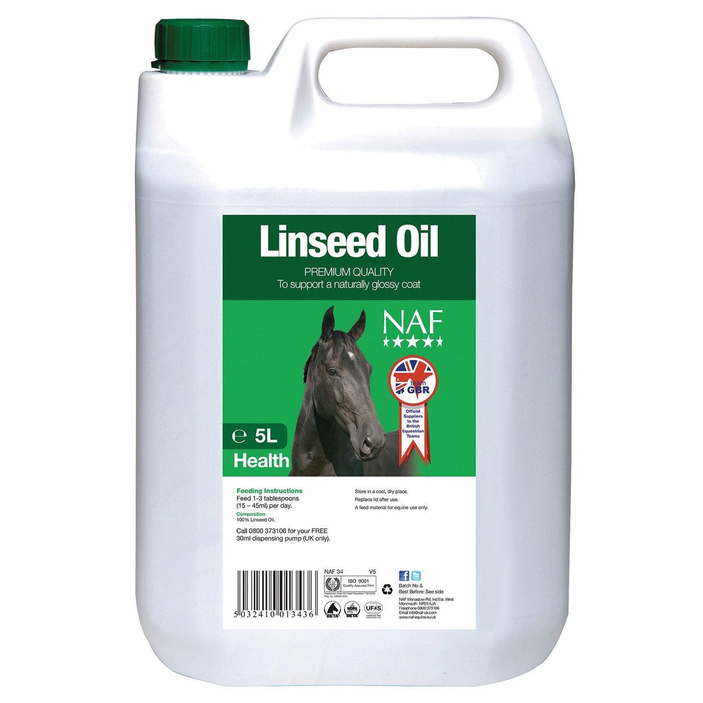 NAF Linseed Oil 5Ltr - Ormskirk Pets