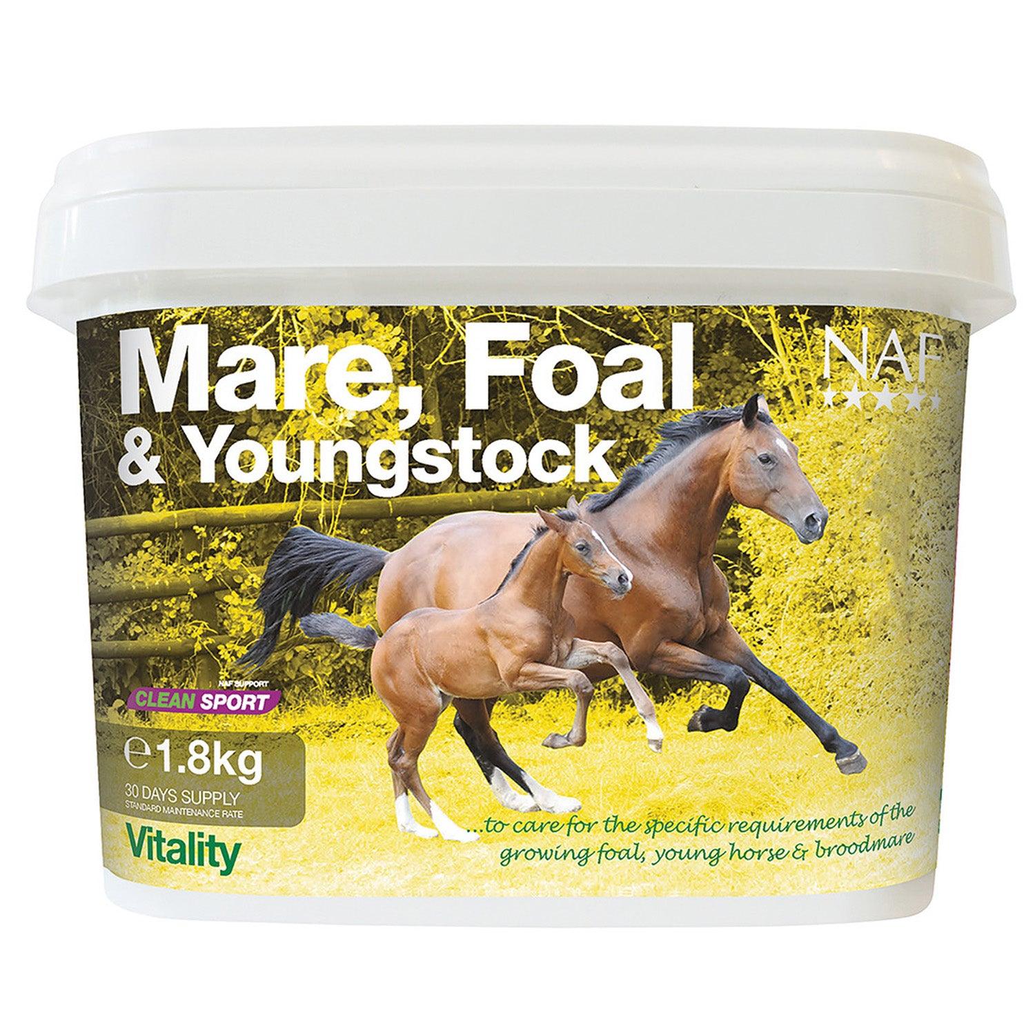 NAF Mare, Foal & Youngstock Supplement 1.8Kg - Ormskirk Pets