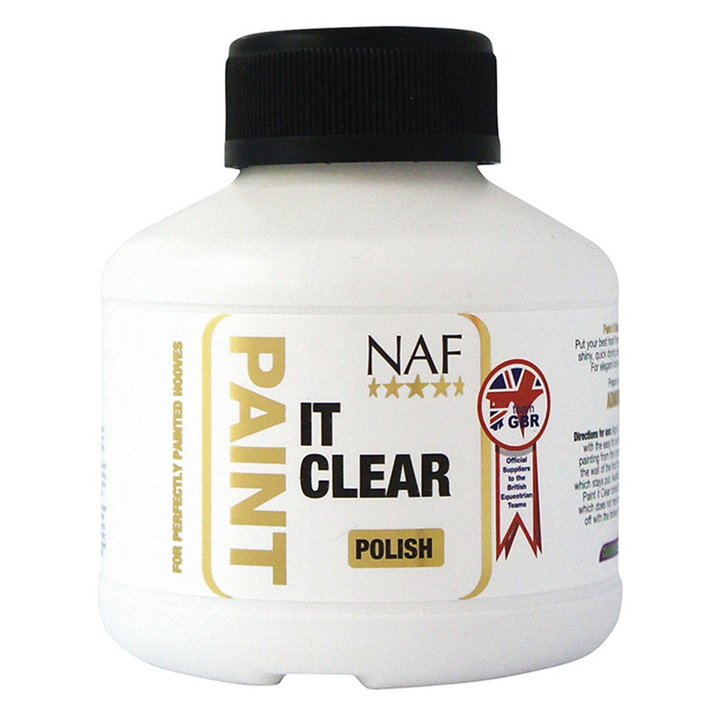 Naf Paint It Clear Hoof Polish 250ml - Ormskirk Pets