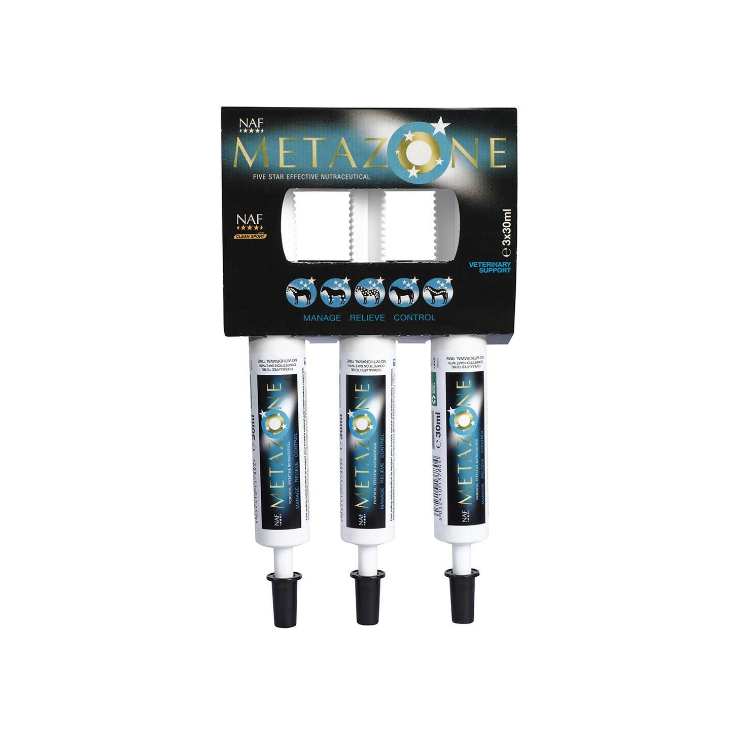 NAF FIVE STAR METAZONE SYRINGE 3 X 30 ML SYRINGE - Ormskirk Pets