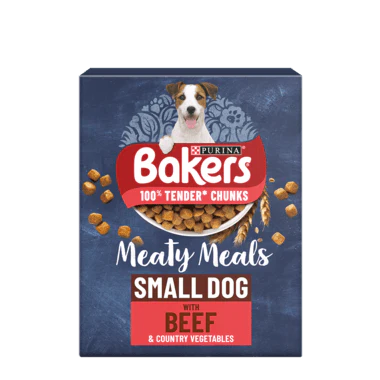 Bakers Meaty Meals Small Dog Beef 1kg