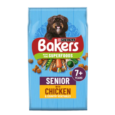 Bakers Senior Dog Food Chicken and Veg 1.1KG - Ormskirk Pets