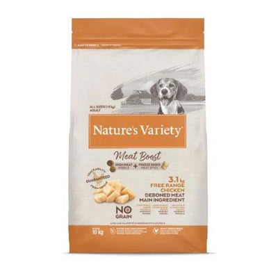 Natures Variety Free Range Chicken Complete Dry Food Added Boost 10kg