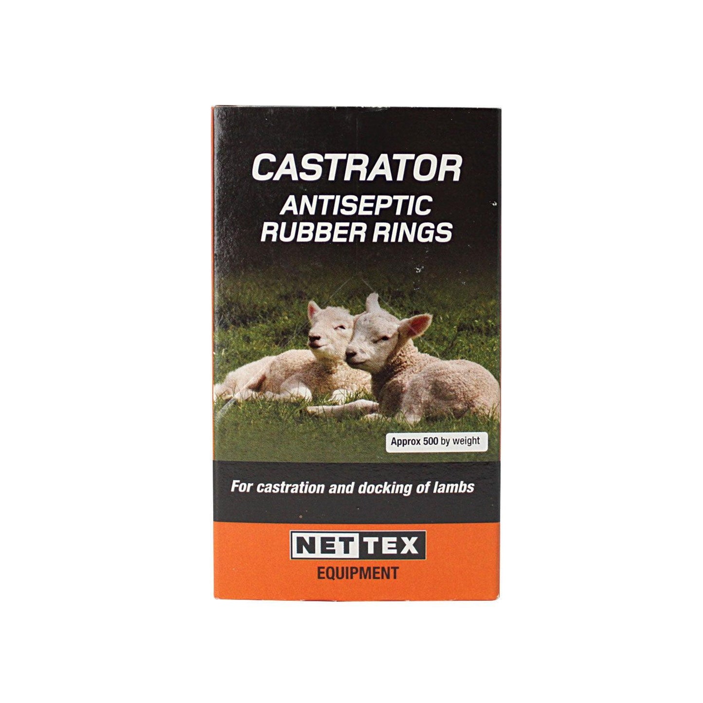 Nettex Castrator Antiseptic Rubber Rings 500 Pack - Ormskirk Pets