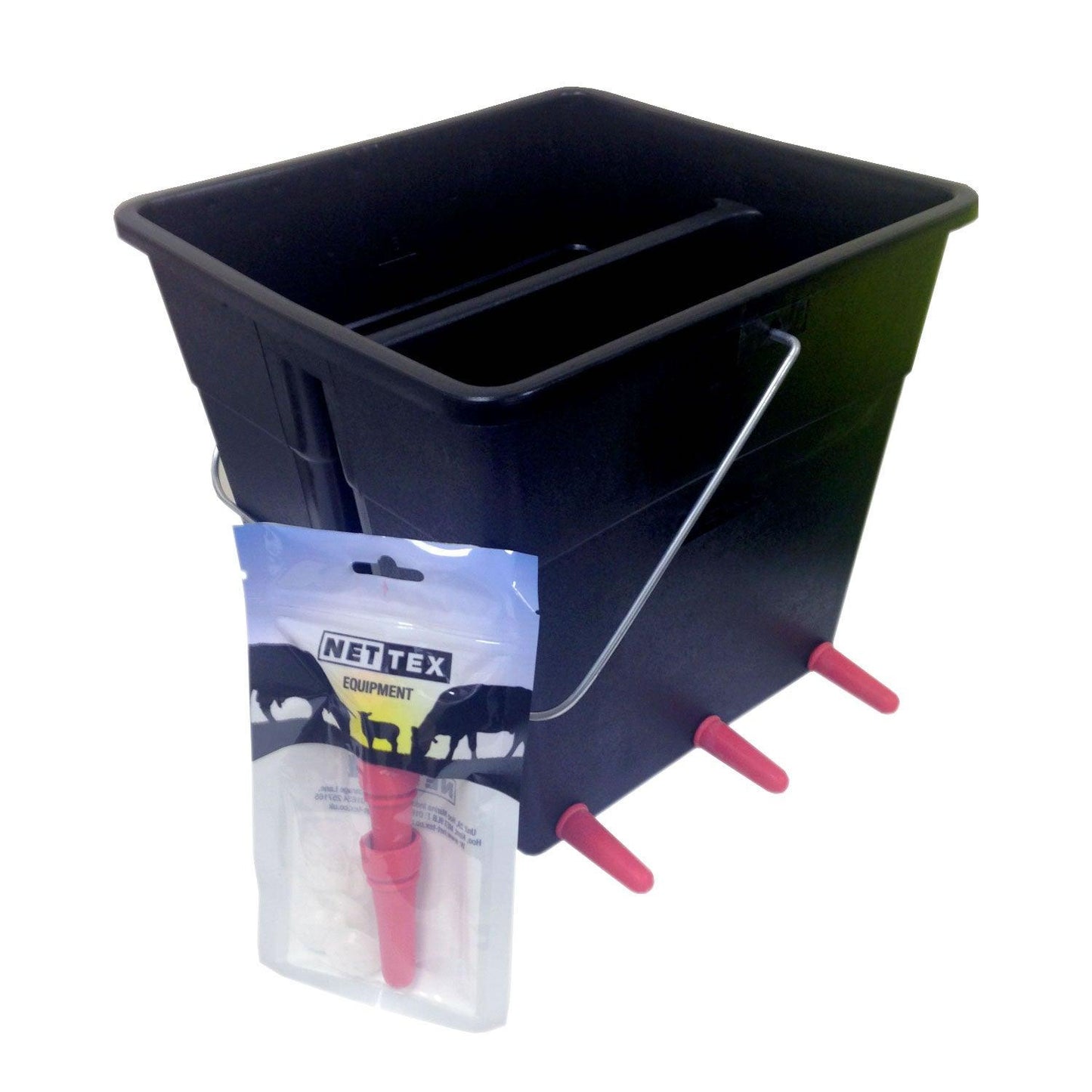 Nettex Feeder Bucket Spare 6 Teat & Valve Assembly Pack - Ormskirk Pets