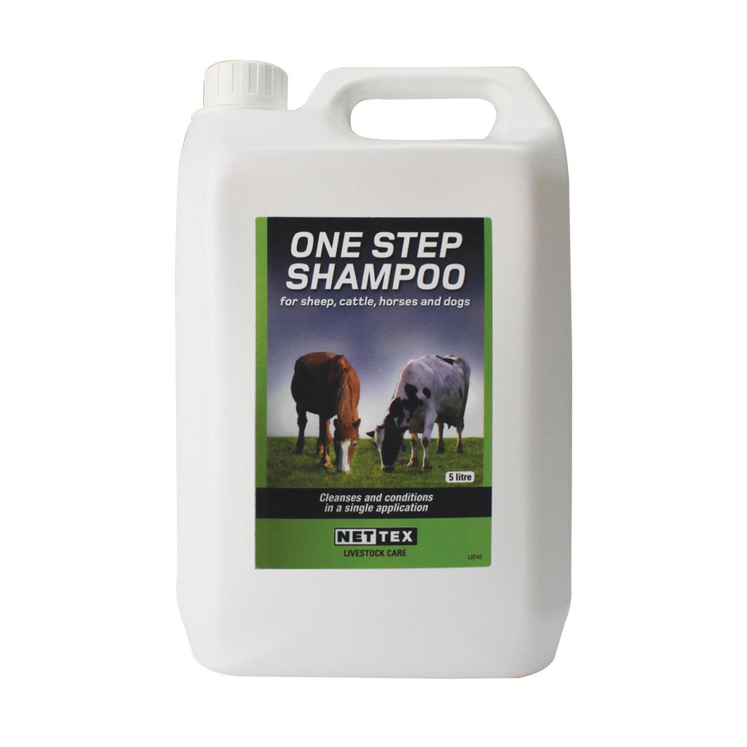 Nettex One Step Animal Shampoo 5ltrx4 Pack - Ormskirk Pets