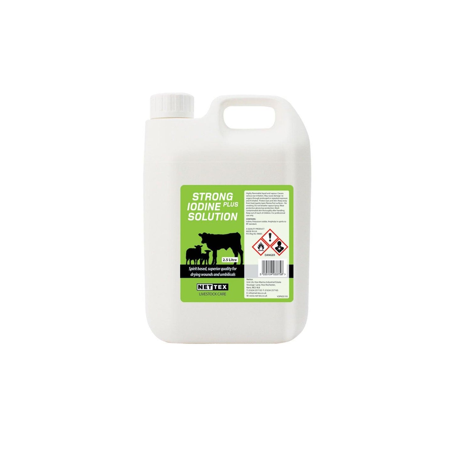 NETTEX STRONG IODINE PLUS SOLUTION - Ormskirk Pets