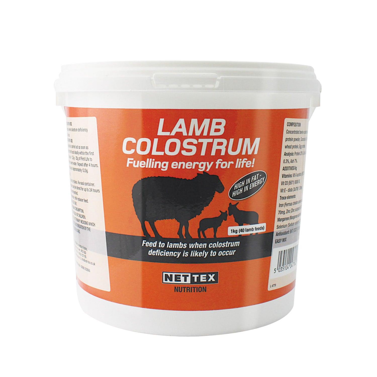 Nettex Lamb Colostrum 1kg (40 Feeds) - Ormskirk Pets