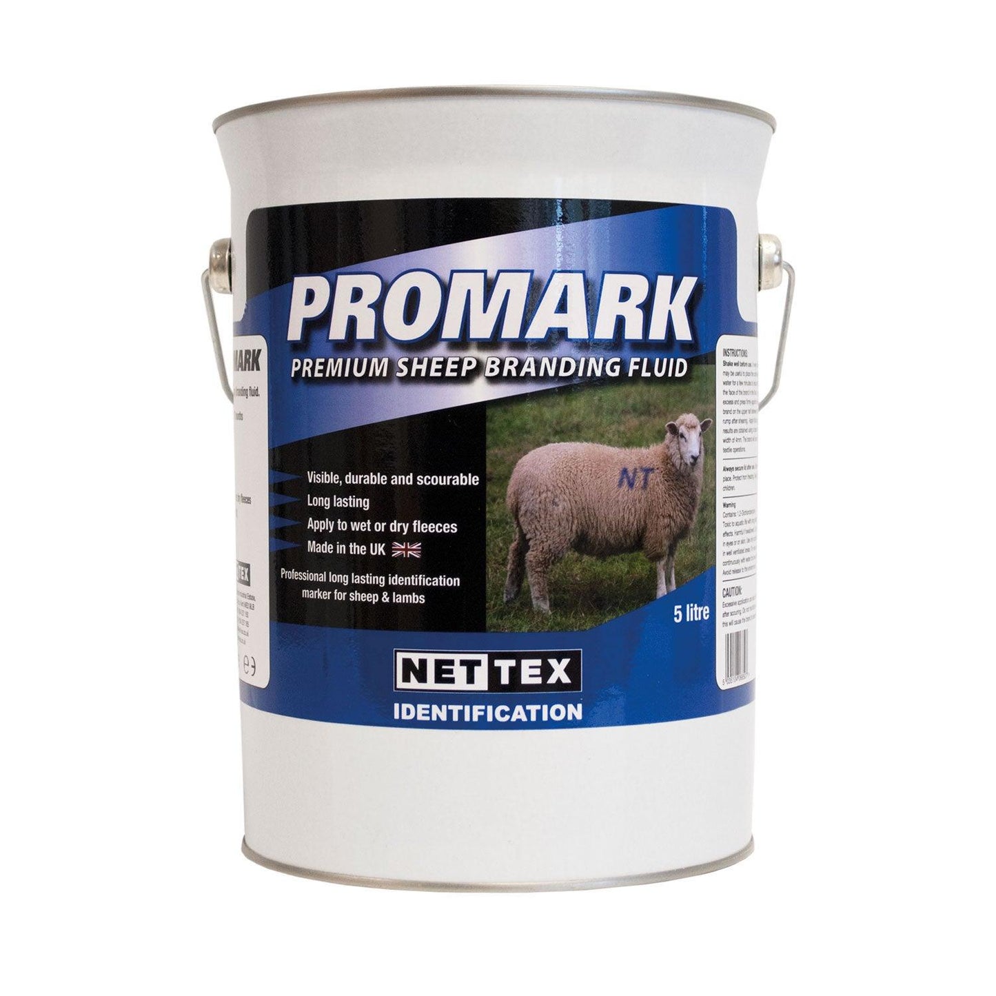 Nettex Promark Branding Fluid 5ltr Blue - Ormskirk Pets