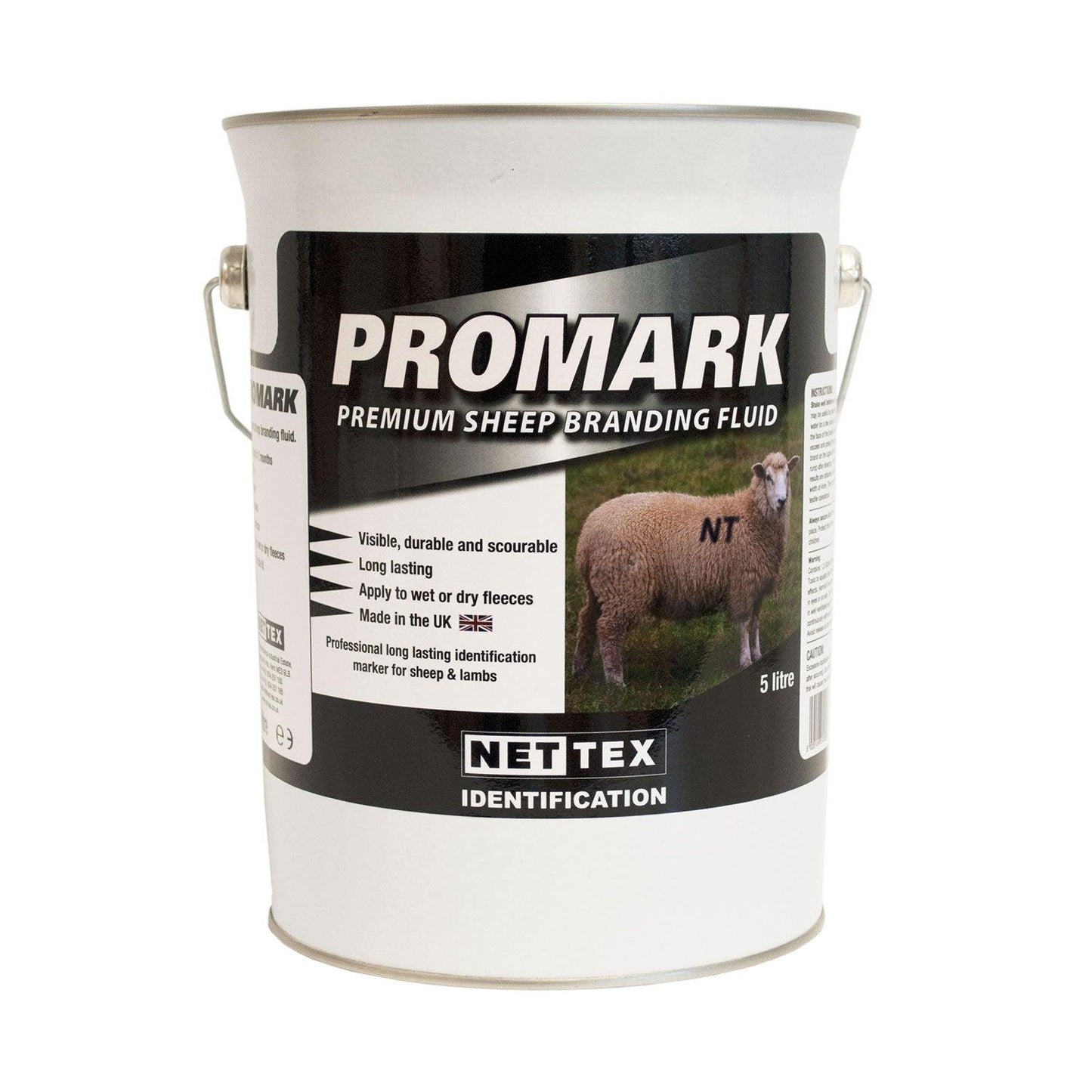 Nettex Promark Branding Fluid 5ltr Black - Ormskirk Pets