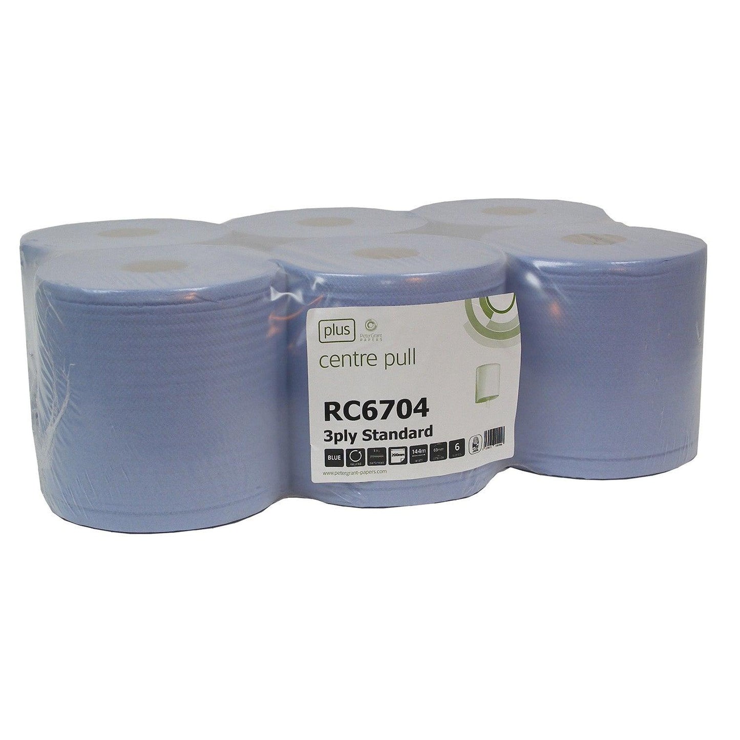 Standard C/Pull Rolls 3-Ply Blue 6 Rolls - Ormskirk Pets