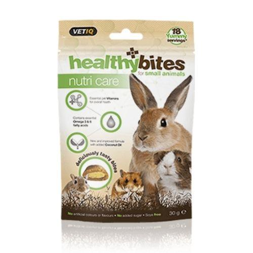 VETIQ Healthy Bites Nutri Care Small animal Treats 30g - Ormskirk Pets