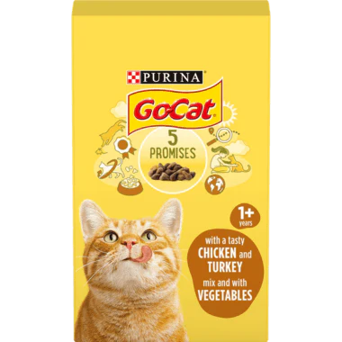 Go-Cat Adult Cat Food Turkey Chicken and Veg 320G - Ormskirk Pets