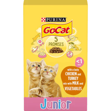 Go-Cat Junior Chicken, Milk & Veg Dry Cat Food 750g