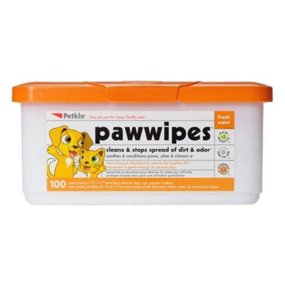 Petkin Paw Wipes 100pcs - Ormskirk Pets