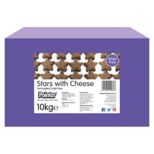 Pointer Grain Free Stars with Cheese 10kg - Ormskirk Pets