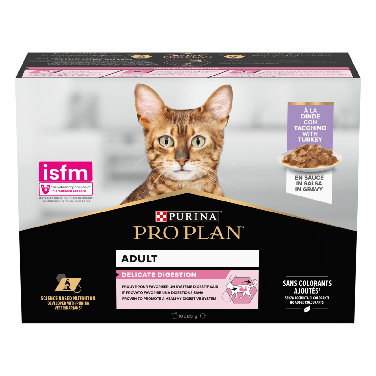 PRO PLAN Delicate Cat GIG Turkey 10x85g