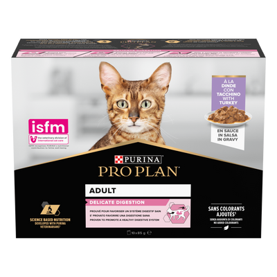 PRO PLAN Delicate Cat GIG Turkey 10x85g