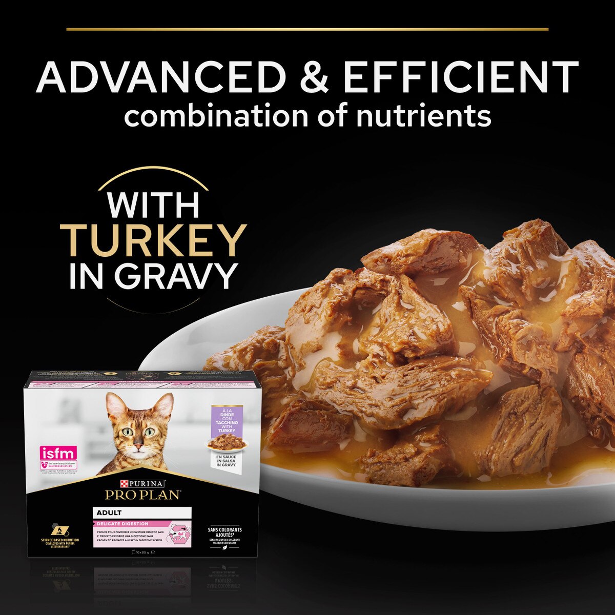 PRO PLAN Delicate Cat GIG Turkey 10x85g