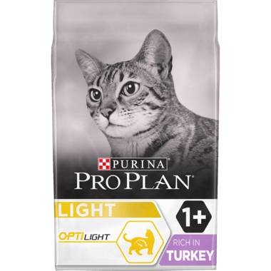 Pro Plan Light Adult Dry Cat Food With Optilight Turkey 3Kg - Ormskirk Pets