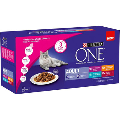 Purina One Adult Mini Fillets Mixed 40pk 85g - Ormskirk Pets