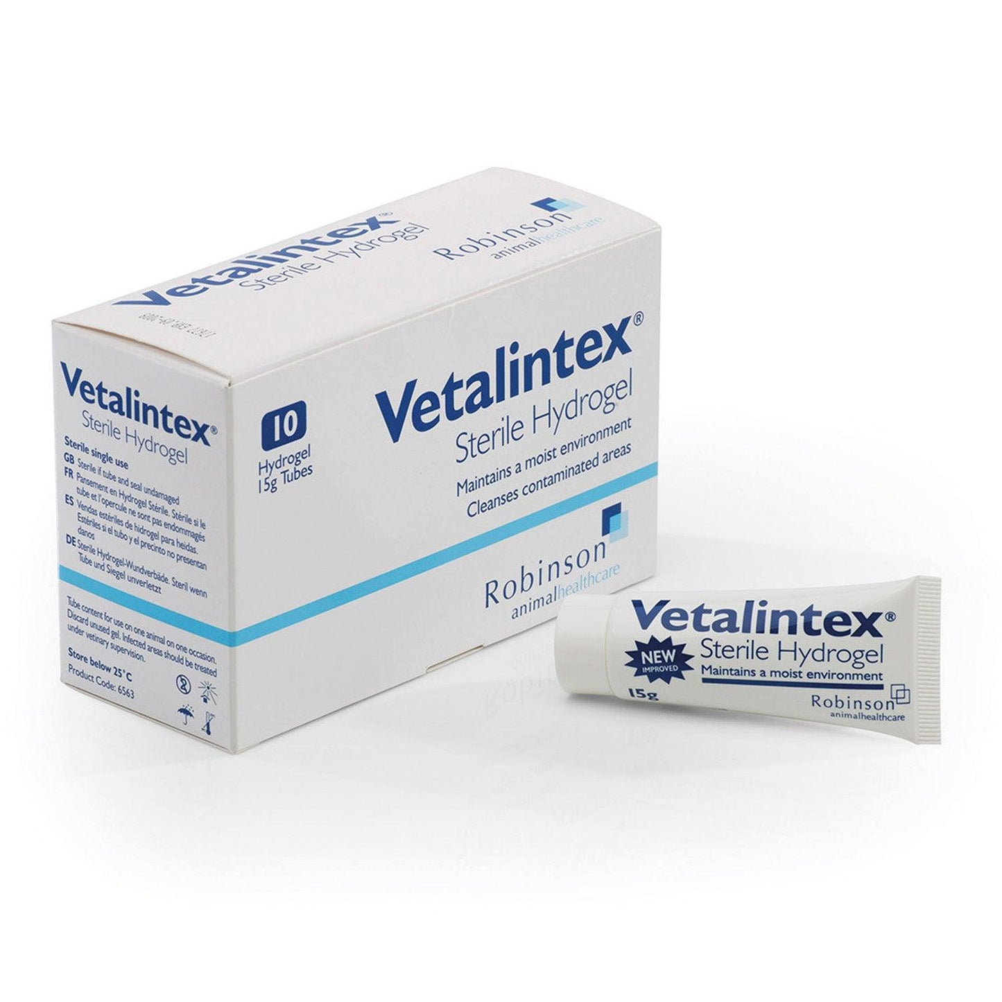 Robinsons Healthcare Vetalintex Sterile Hydrogel 15g - Ormskirk Pets