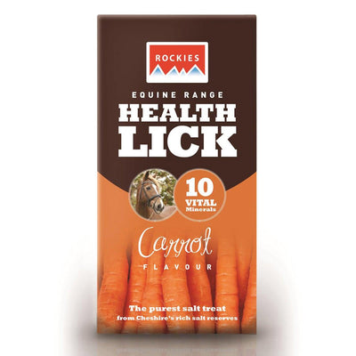 Rockies Health Lick 2Kg Carrot 10 Pack - Ormskirk Pets