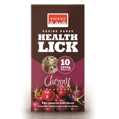 Rockies Health Lick 2Kg Cherry 10 Pack - Ormskirk Pets