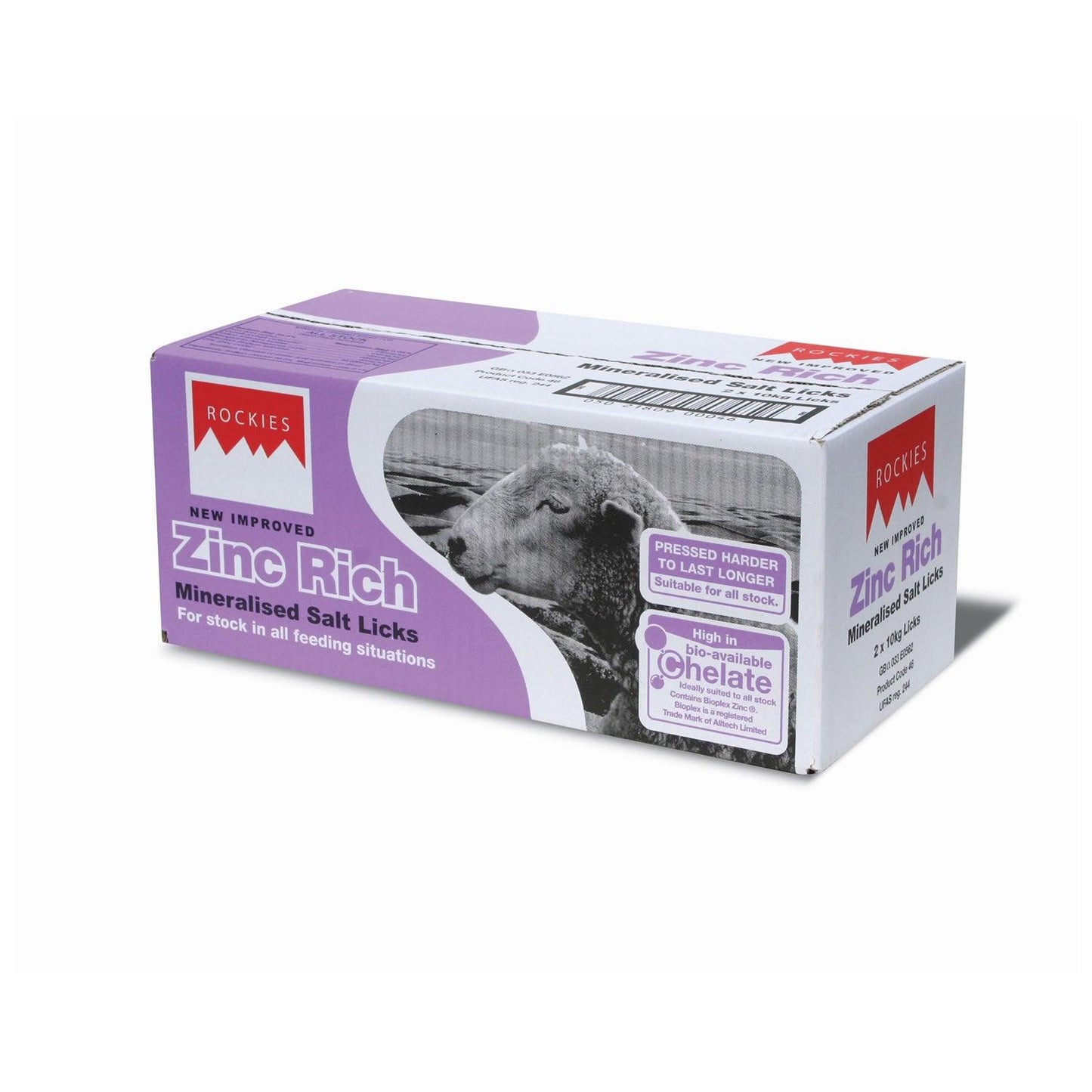 Rockies Zinc Mineralised Salt Lick 2 X 10kg - Ormskirk Pets