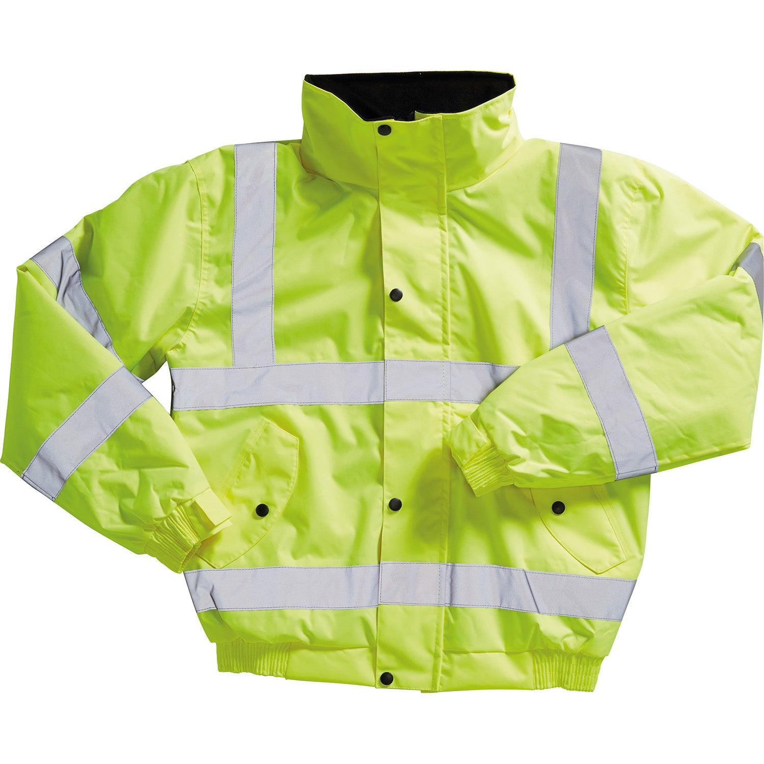 Blackrock Hi-Viz Bomber Jacket Adult Large Yellow - Ormskirk Pets