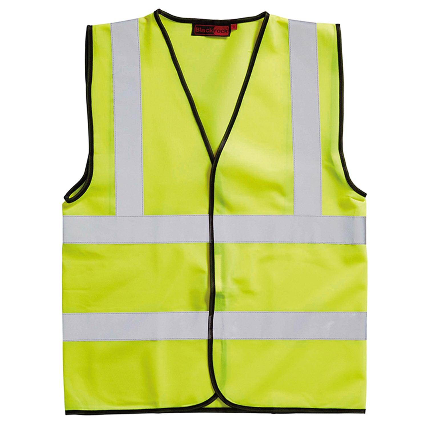 Blackrock Hi-Viz Waistcoat Sleeveless Adult Large Yellow - Ormskirk Pets