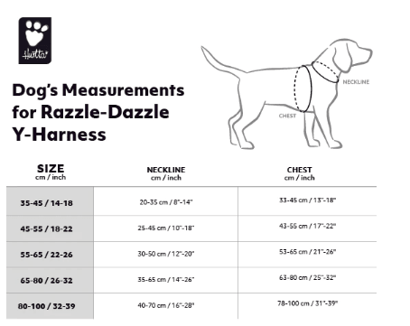 Hurtta Razzle-Dazzle Y-Harness Blackberry - Ormskirk Pets