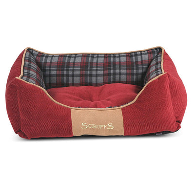 Scruffs Highland Box Bed Small Red - Ormskirk Pets