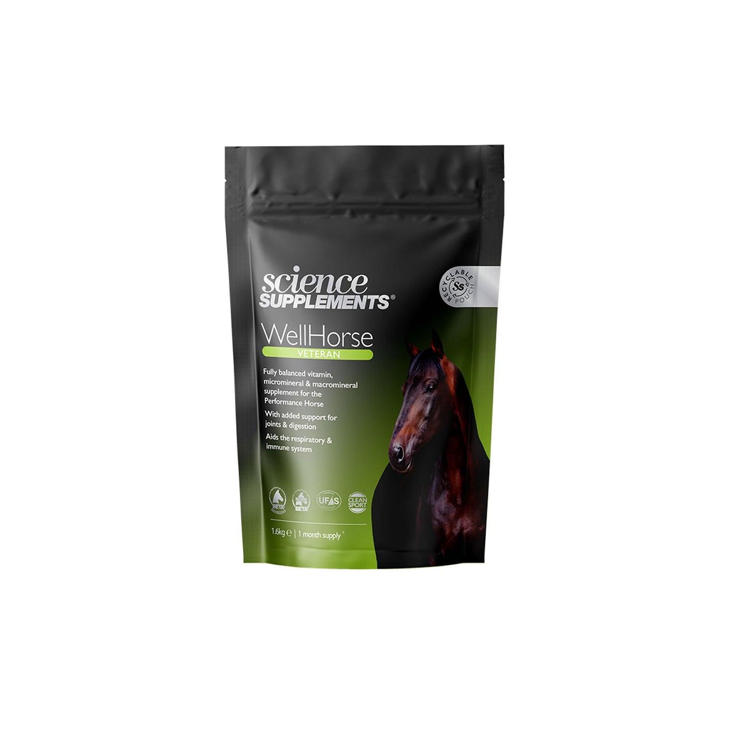 Science Supplements Wellhorse Veteran 1.6Kg - Ormskirk Pets