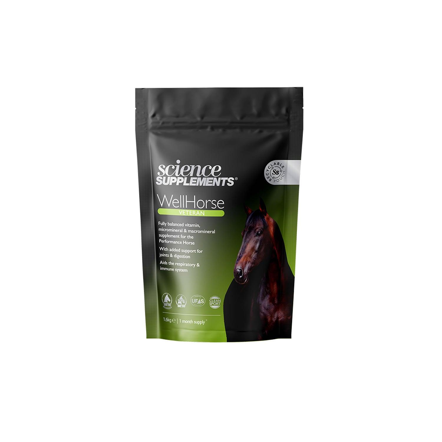 Science Supplements Wellhorse Veteran 1.6Kg - Ormskirk Pets