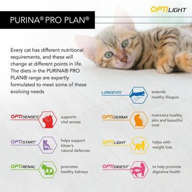 Pro Plan Light Adult Dry Cat Food With Optilight Turkey 3Kg - Ormskirk Pets