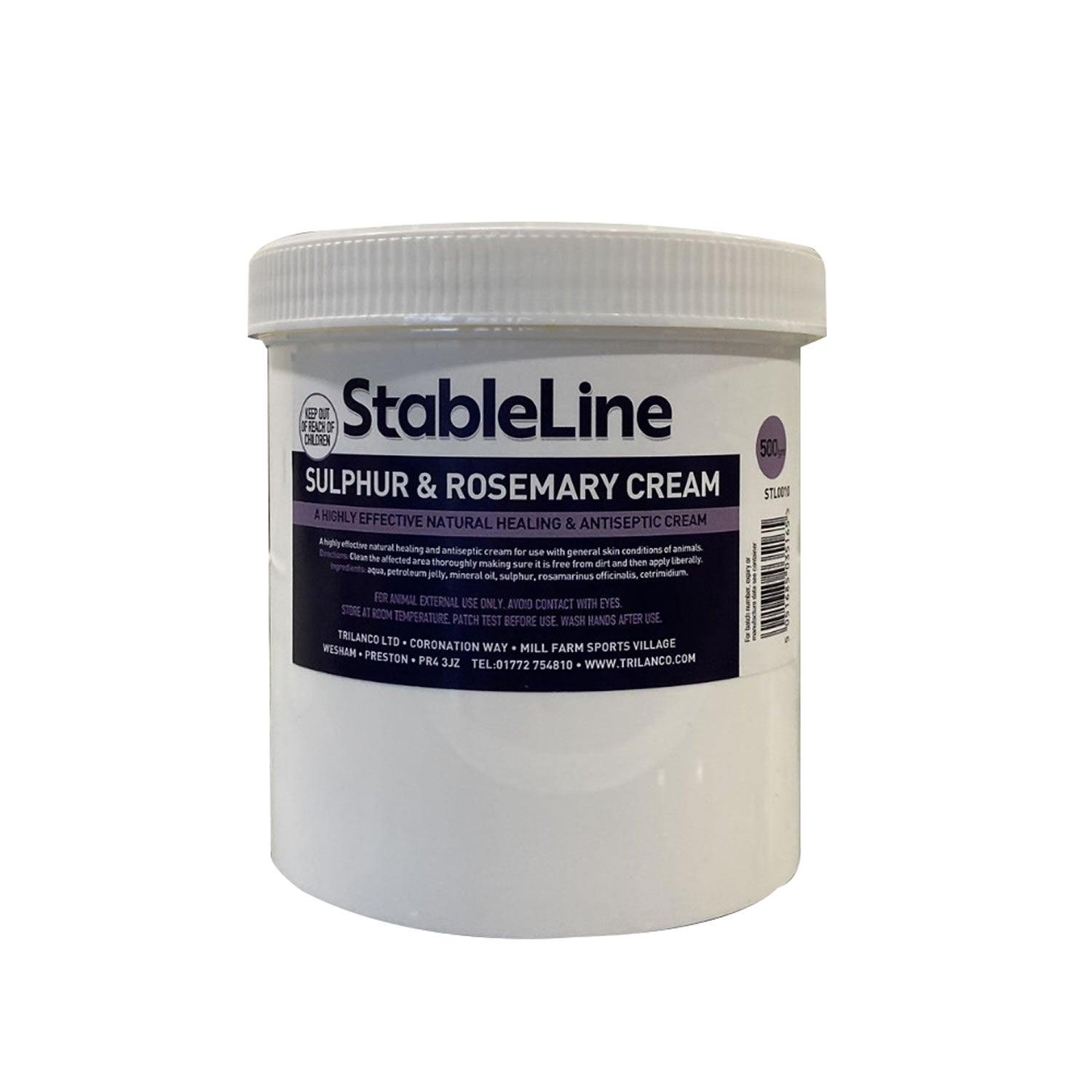 Stableline Sulphur & Rosemary Cream 1kg - Ormskirk Pets