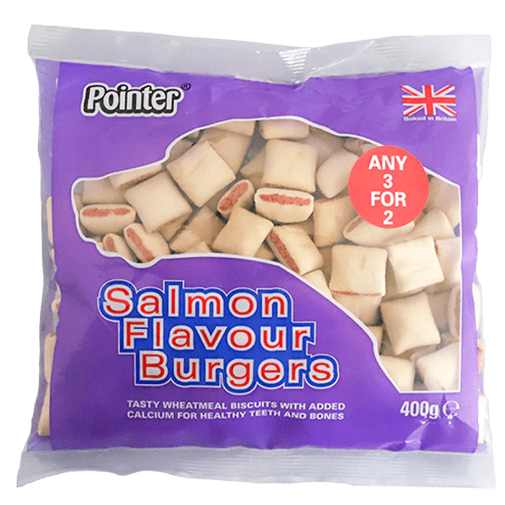 Pointer Salmon Burger 400g Buy 2 and get One FREE