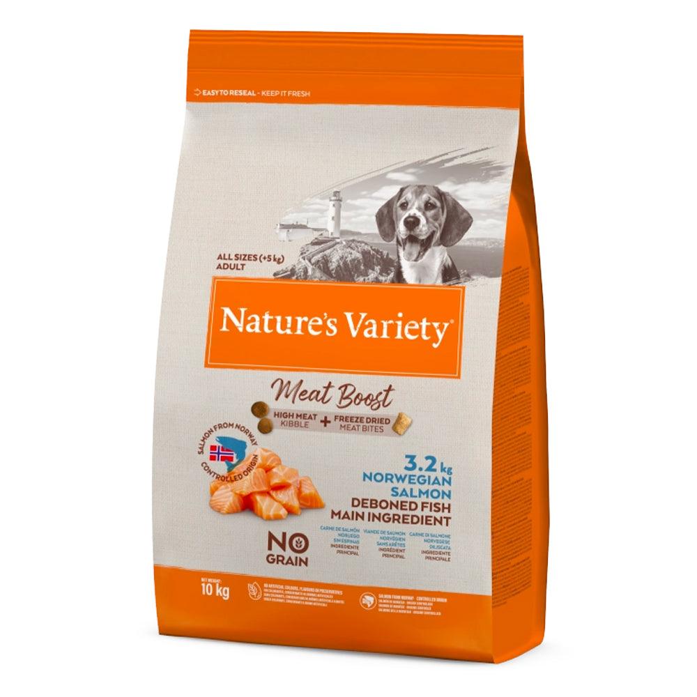 Natures Variety Complete Dry Food Meat Boost Salmon 10kg