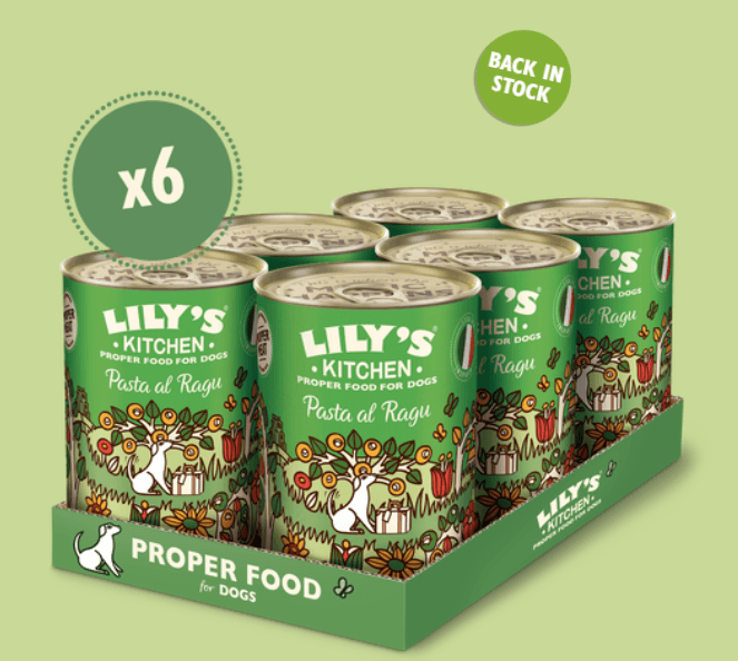 Lily's KItchen Dog Pasta al Ragu 400g x 6